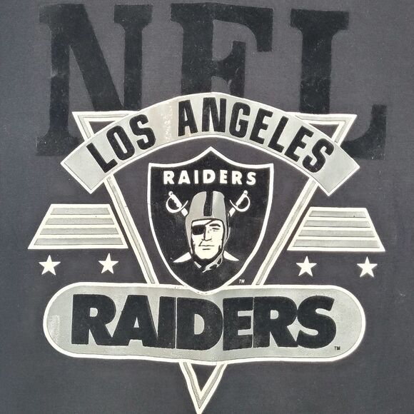 Vintage 80s NFL Los Angeles Raiders Shirt Jersey Size Large - Picture 2 of 6